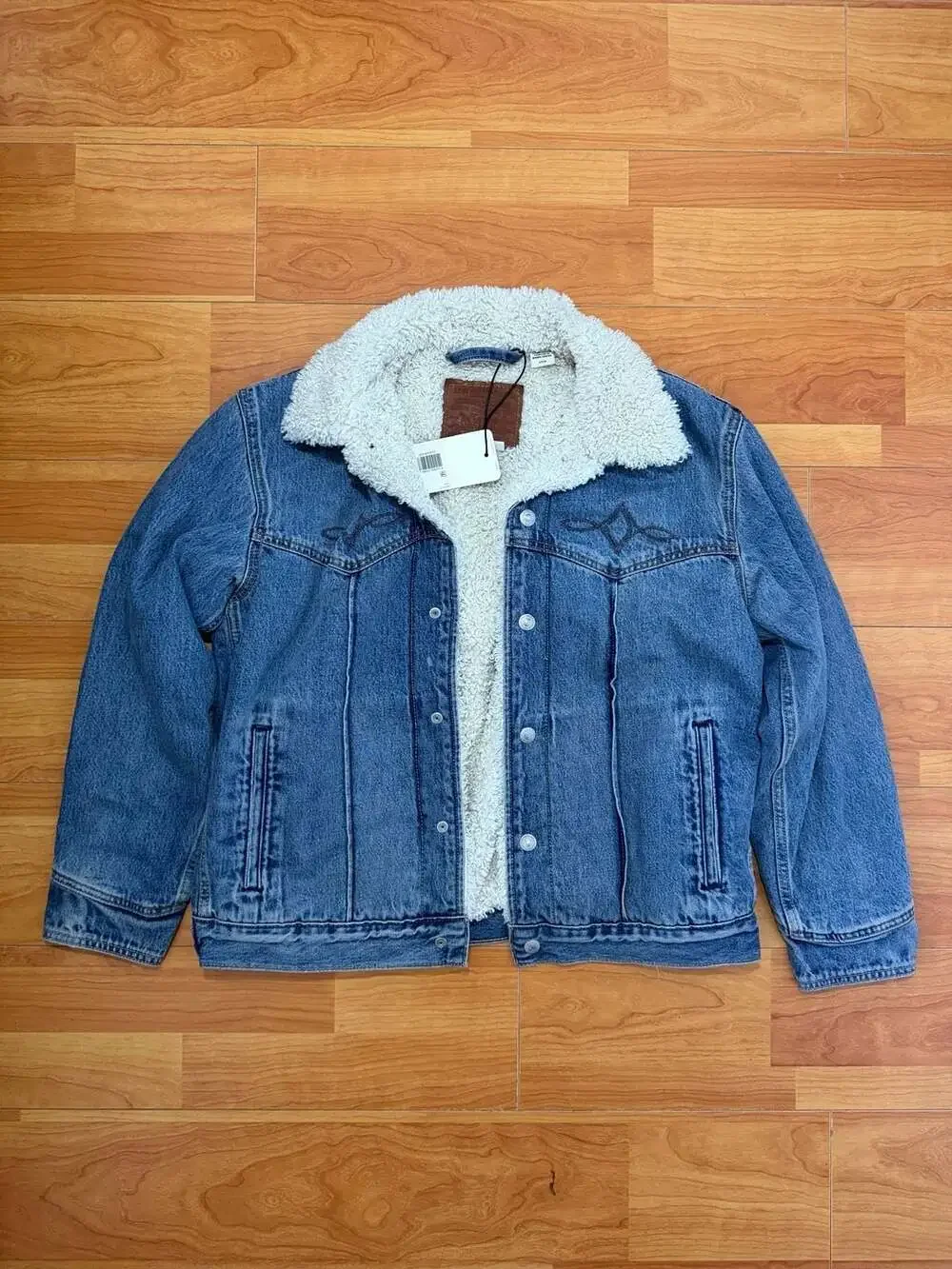 Levi's Men's Relaxed Fit Sherpa Lined Denim Trucker Jacket Size Small